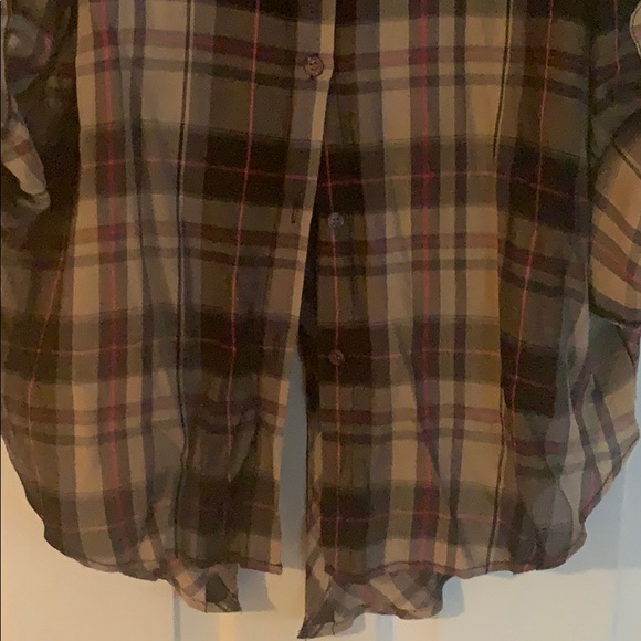 Max Studio button up plaid shirt - Picture 4 of 7